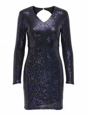 JDYMIMO SEQUINS L/S DRESS WVN