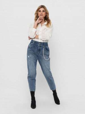 ONLLU LIFE HW MB CARROT  DNM JEANS DOT